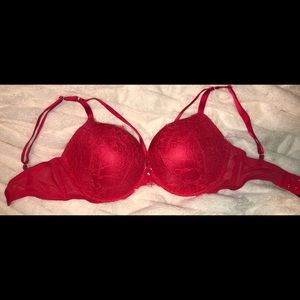 Victoria Secret Red Lace Bra